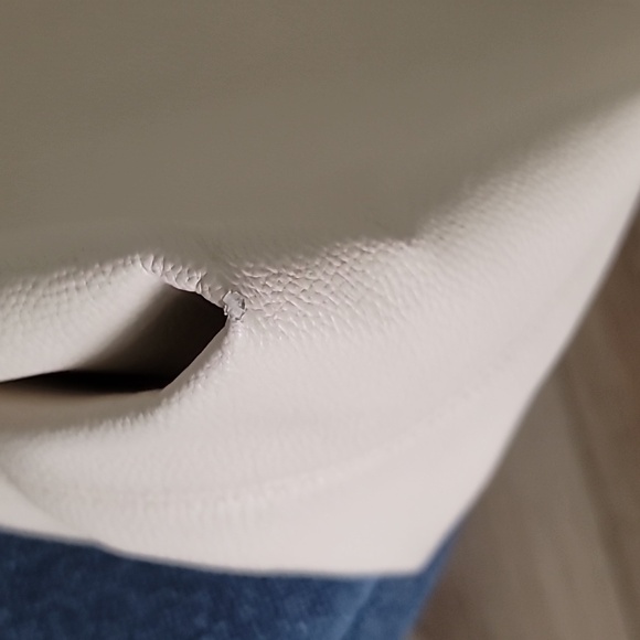 Cream faux leather handbag from H&M - Picture 4 of 10